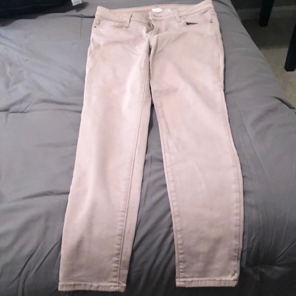 Mauve skinny jeans